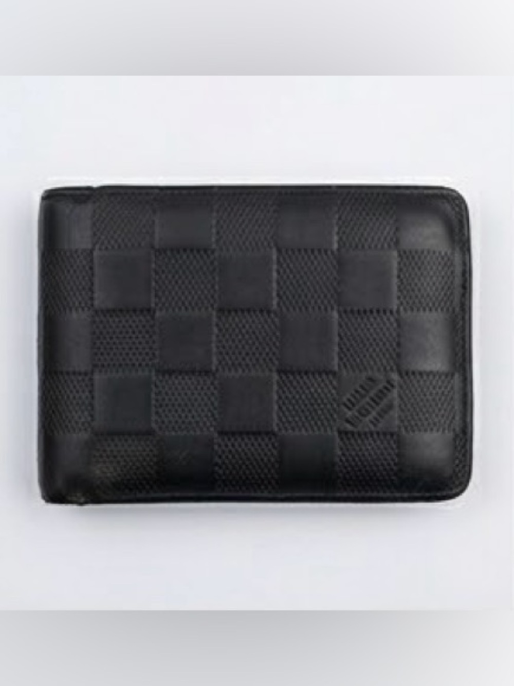 Authentic Louis Vuitton Damier Infini Multiple Wallet - Onyx Black Leather